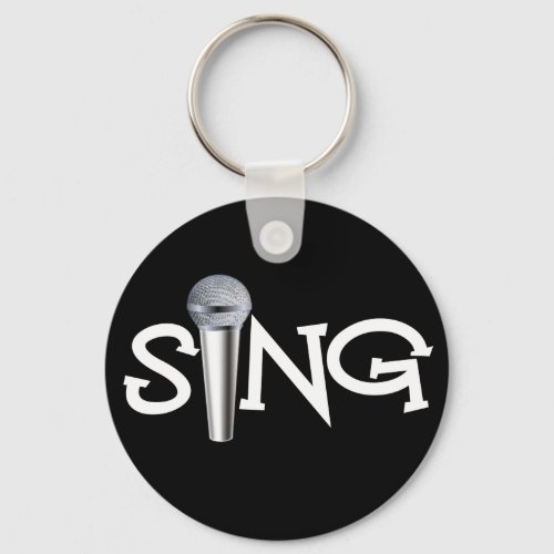 Sing with Microphone Keychain