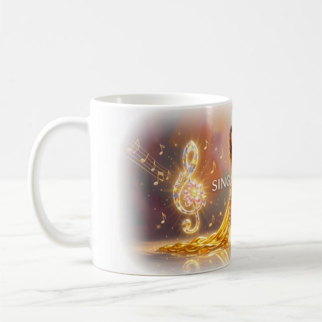 Sing Your Soul Musical Muse Mug (Left)