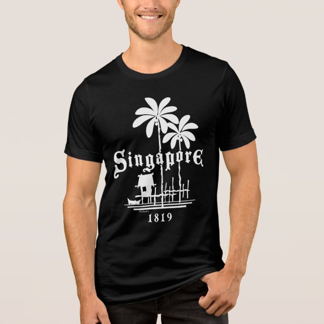 Singapore/1819 Dark Tri-Blend Shirt (Front)