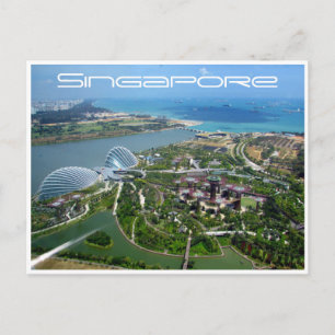 singapore bay gardens postcard