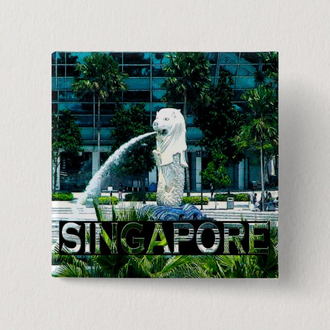 Singapore Button (Front)