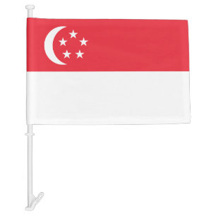 Singapore Car Flag