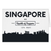 Singapore, China | City Coordinates (Front Horizontal)