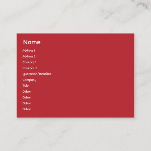 Singapore - Chubby Business Cards