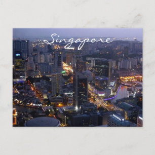 singapore city postcard