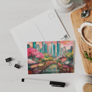 その他 scenery post cards of singapore Singapore postcard