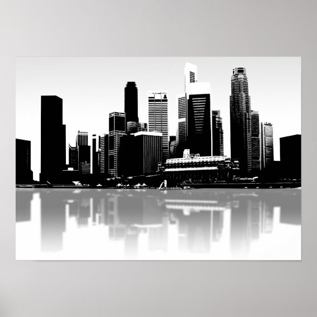 Singapore City Wall Art (Front)