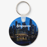 Singapore Cityscape Keychain