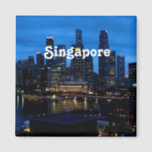 Singapore Cityscape Magnet