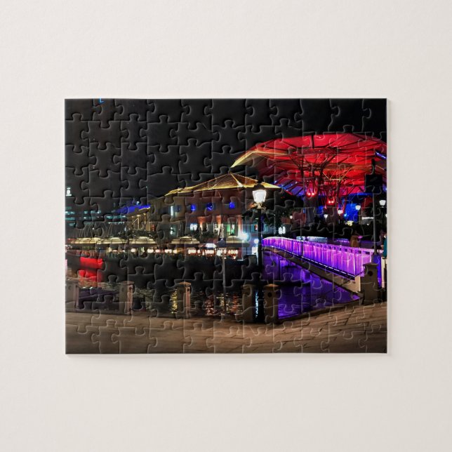 Singapore Clarke Quay #7-2 Jigsaw Puzzle (Horizontal)