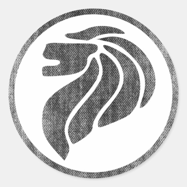 SINGAPORE CLASSIC ROUND STICKER (Front)