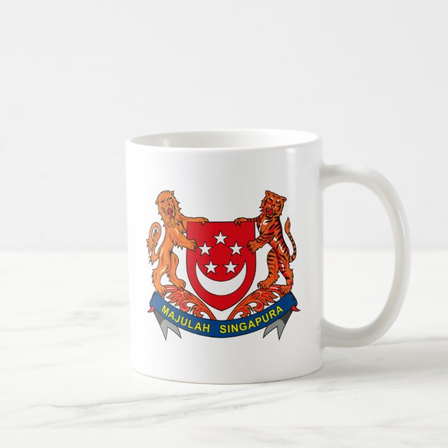 Singapore Coat of Arms Mug (Right)