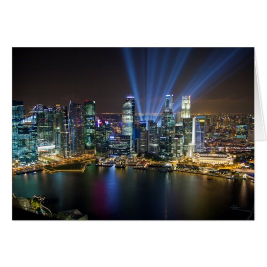 Singapore Downtown Lightshow Cards (Front Horizontal)