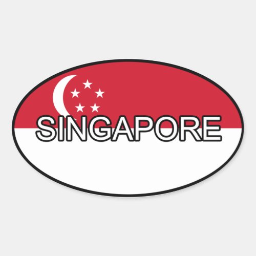 Singapore Euro Sticker