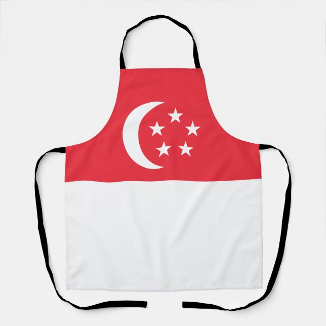 Singapore Flag Apron (Front)