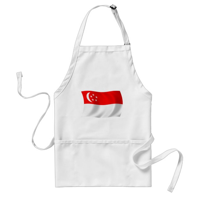 Singapore Flag Apron (Front)