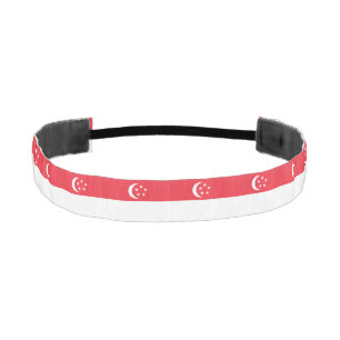Singapore Flag Athletic Headband