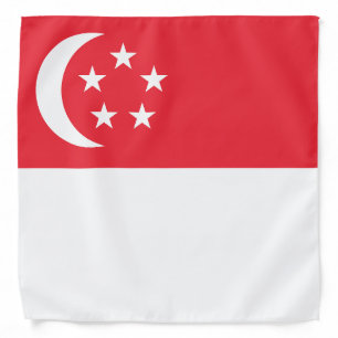 Singapore Flag Bandana