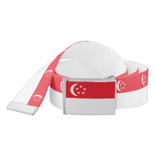 Singapore Flag Belt