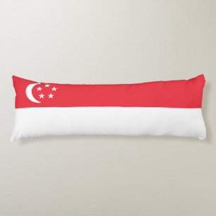 Singapore Flag Body Pillow