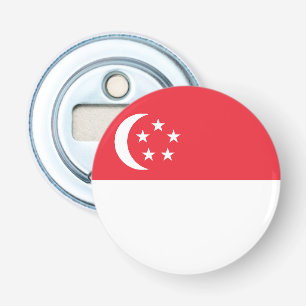 Singapore Flag Bottle Opener