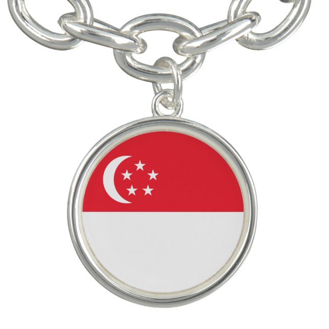 Singapore Flag Bracelet (Design)