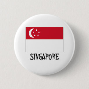 Singapore Flag Button