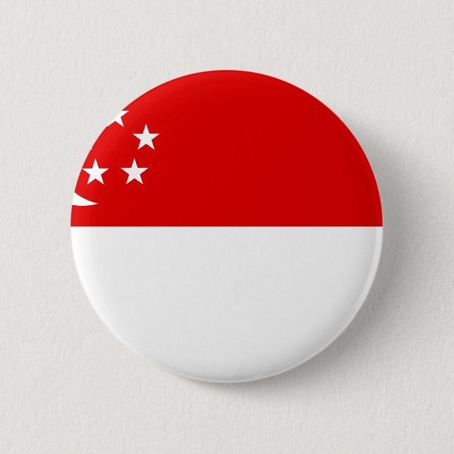 Singapore Flag Button (Front)