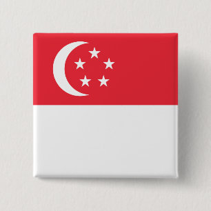 Singapore Flag Button
