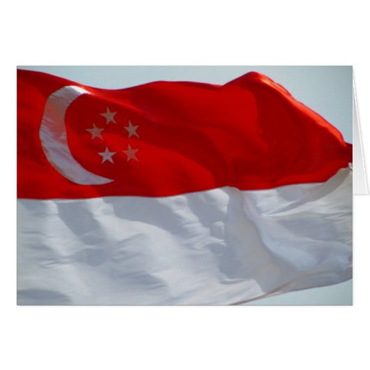 singapore flag cards (Front Horizontal)