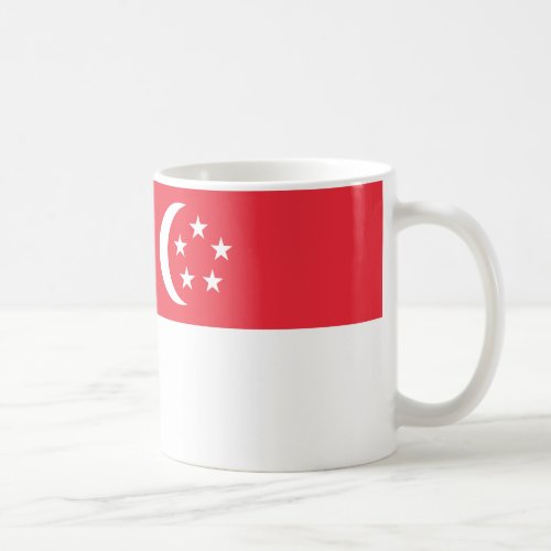 Singapore Flag Ceramic Coffee Mug