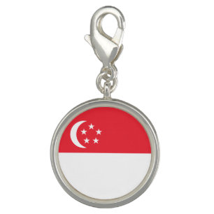 Singapore Flag Charm