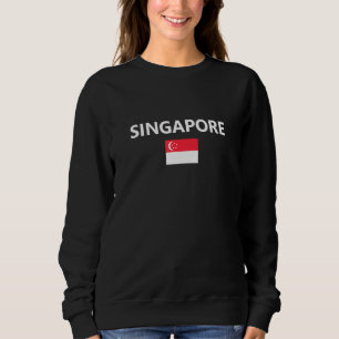 Singapore Flag Country Sweatshirt