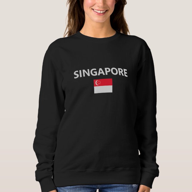 Singapore Flag Country Sweatshirt (Front)