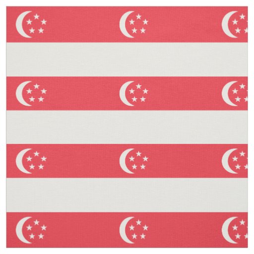 Singapore Flag Fabric