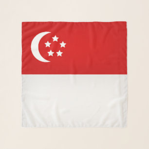 Singapore Flag Fashion Scarf