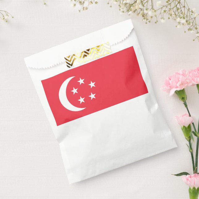 Singapore flag favor bag (Sealed)