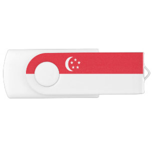 Singapore Flag Flash Drive