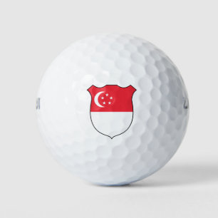 Singapore Flag Grand Patriotic Golf Balls