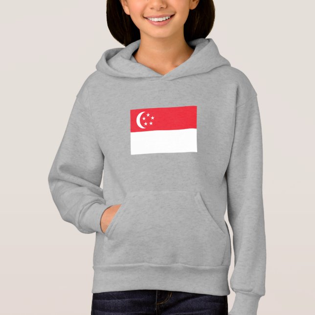 Singapore Flag Hoodie (Front)