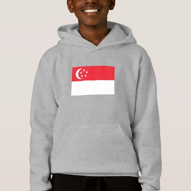 Singapore Flag Hoodie (Front)