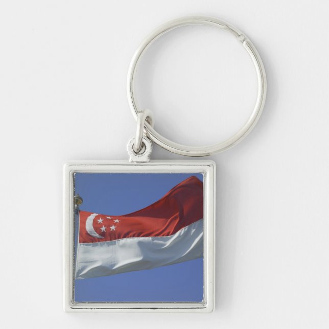 Singapore Flag Keychain (Front)