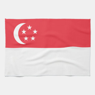 Singapore Flag Kitchen Towel