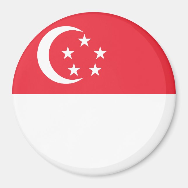 Singapore Flag Magnet (Front)