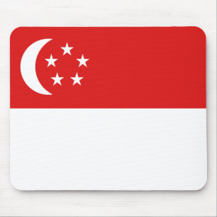 Singapore Flag Mousepad