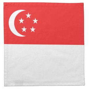 Singapore Flag Napkin