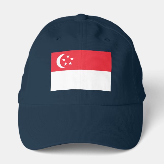 Singapore Flag Performance Cap (Front)