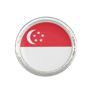 Singapore Flag Ring