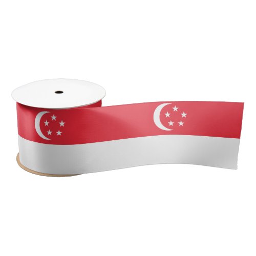 Singapore Flag  Singapore travel holidaysports Satin Ribbon