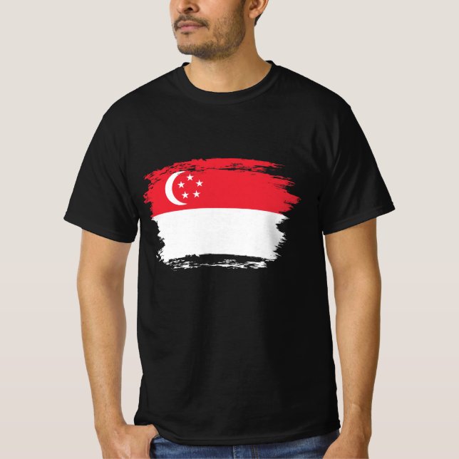 Singapore flag T-Shirt (Front)